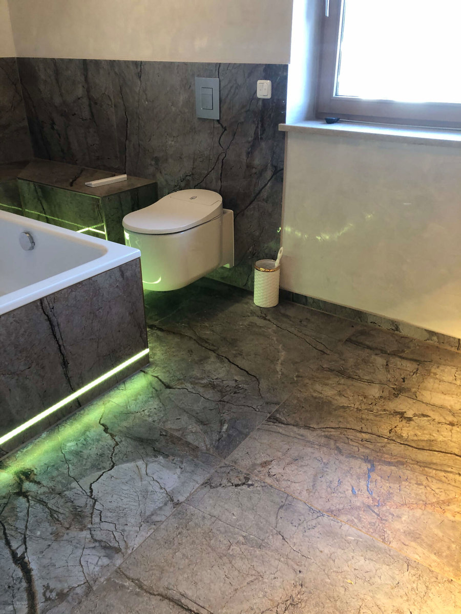 Beleuchtung im Badezimmer